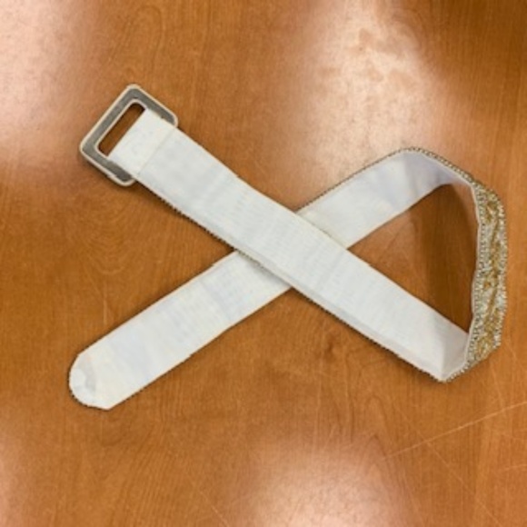 Gold Beaded Ladies Belt - Picture 2 of 7